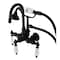 Aqua Vintage Wall Mount Clawfoot Tub Faucet, Matte Black AE7T0WLL - alternate 1